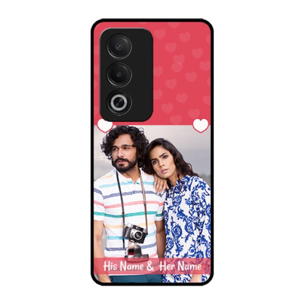 Oppo A3 Pro 5G Custom Glass Phone CaseSimple Love Design
