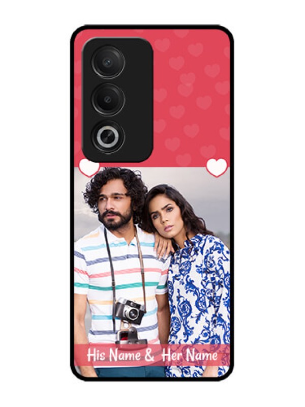 Custom Oppo A3 Pro 5G Custom Glass Phone CaseSimple Love Design