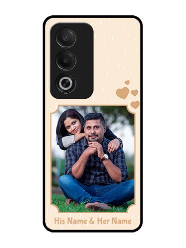 Custom Oppo A3 Pro 5G Custom Glass Phone CaseWith Confetti Love Design