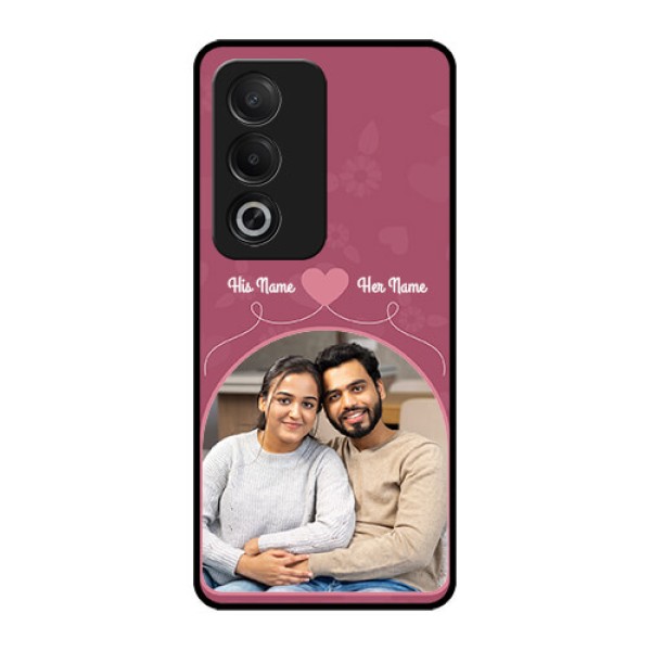 Oppo A3 Pro 5G Custom Glass Phone CaseLove Floral Design