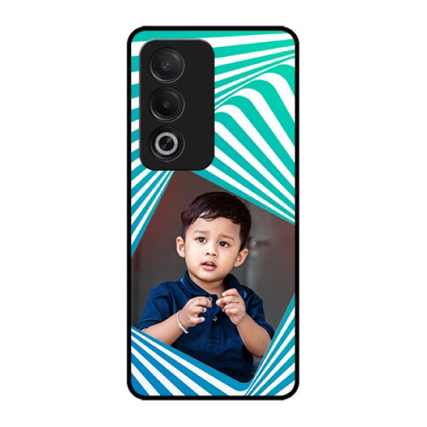 Oppo A3 Pro 5G Custom Glass Phone CaseAbstract Spiral Design