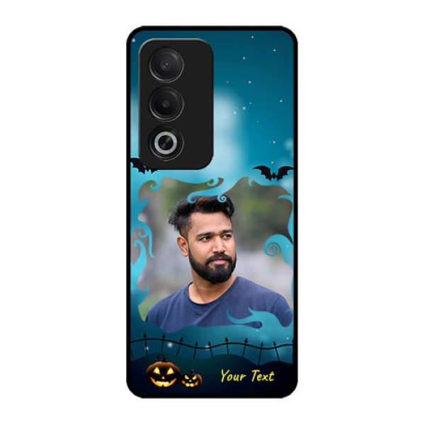 Oppo A3 Pro 5G Custom Glass Phone CaseHalloween Frame Design