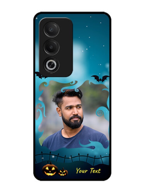 Custom Oppo A3 Pro 5G Custom Glass Phone CaseHalloween Frame Design