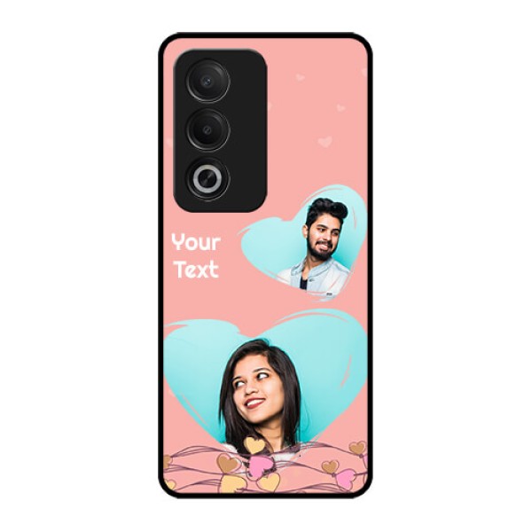 Oppo A3 Pro 5G Custom Glass Phone CaseLove Doodle Design