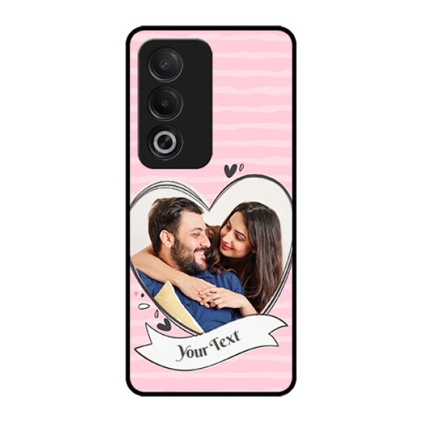 Oppo A3 Pro 5G Custom Glass Phone CaseVintage Heart Design