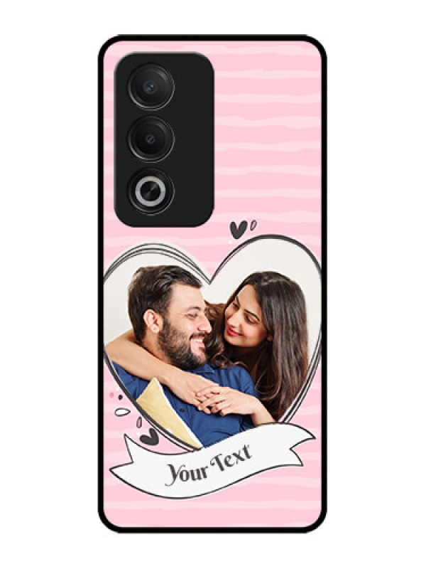 Custom Oppo A3 Pro 5G Custom Glass Phone CaseVintage Heart Design