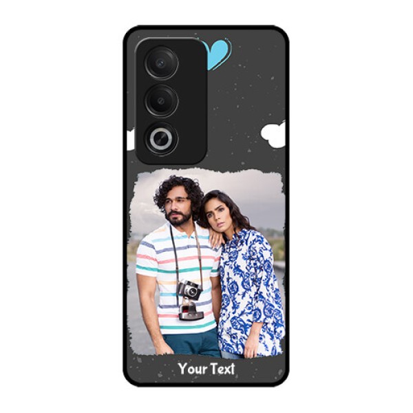 Oppo A3 Pro 5G Custom Glass Phone CaseSplashes With Love Doodles Design Oppo A3 Pro 5G Custom Glass Phone CaseSplashes With Love Doodles Design