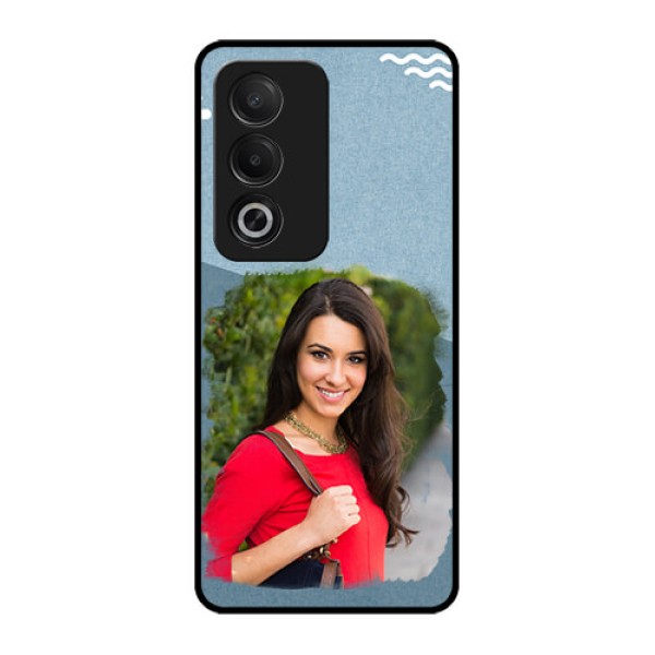 Oppo A3 Pro 5G Custom Glass Phone CaseGrunge Line Art Design