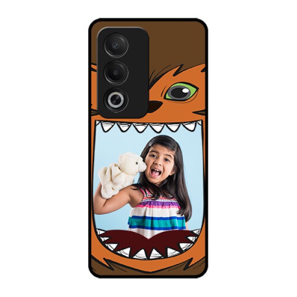 Oppo A3 Pro 5G Custom Glass Phone CaseOwl Monster Back Case Design Oppo A3 Pro 5G Custom Glass Phone CaseOwl Monster Back Case Design