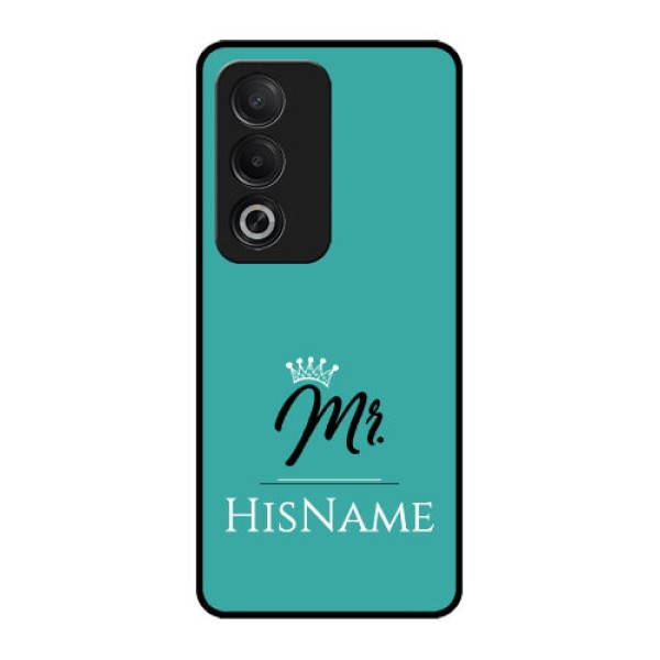 Oppo A3 Pro 5G Custom Glass Phone CaseMr With Name Design