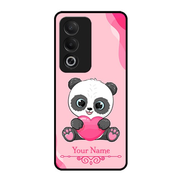Oppo A3 Pro 5G Custom Glass Phone CaseCute Panda Design