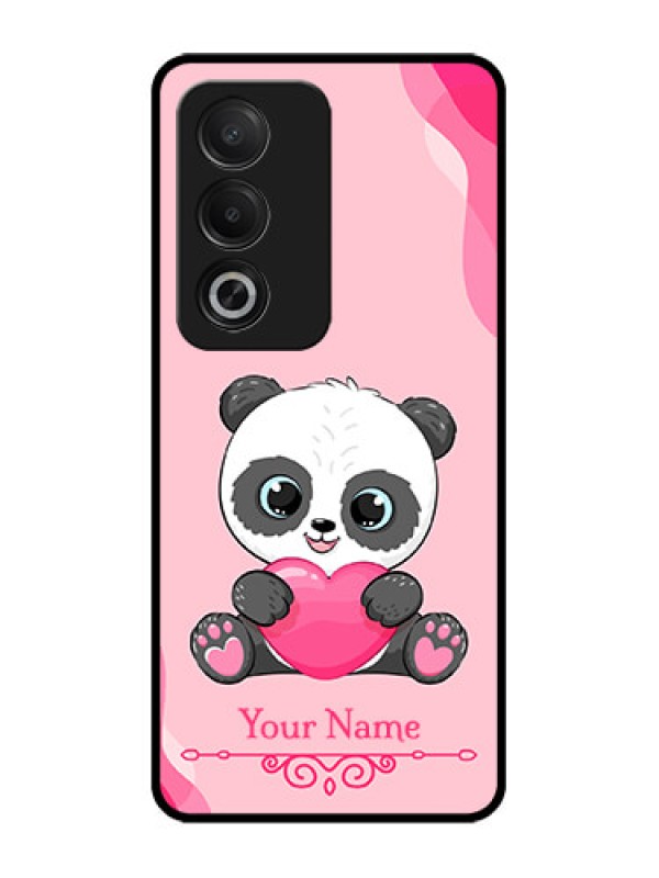 Custom Oppo A3 Pro 5G Custom Glass Phone CaseCute Panda Design