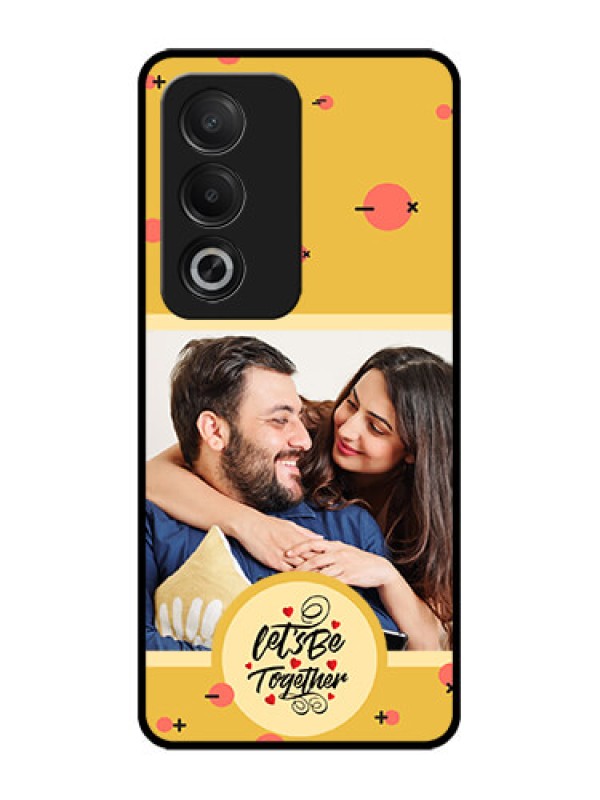 Custom Oppo A3 Pro 5G Custom Glass Phone CaseLets Be Together Design