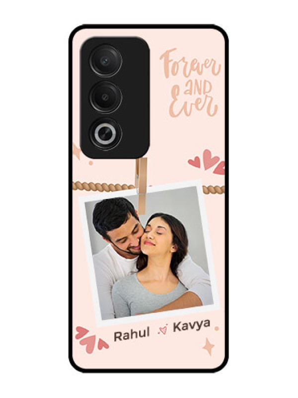 Custom Oppo A3 Pro 5G Custom Glass Phone CaseForever And Ever Love Design