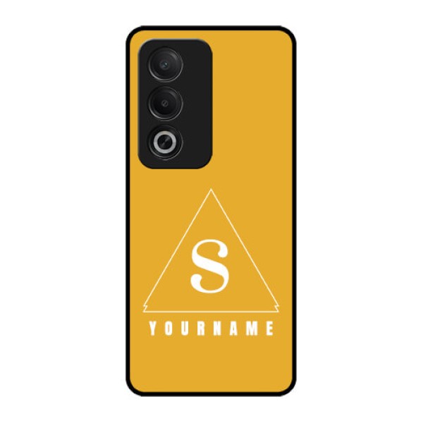 Oppo A3 Pro 5G Custom Glass Phone CaseSimple Triangle Design Oppo A3 Pro 5G Custom Glass Phone CaseSimple Triangle Design