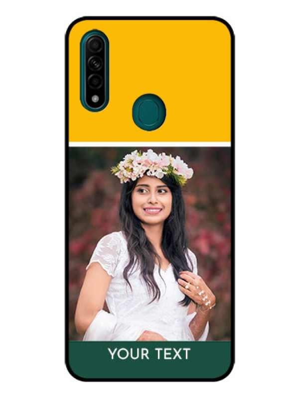 Custom Oppo A31 Photo Printing on Glass Case  - Love You Design