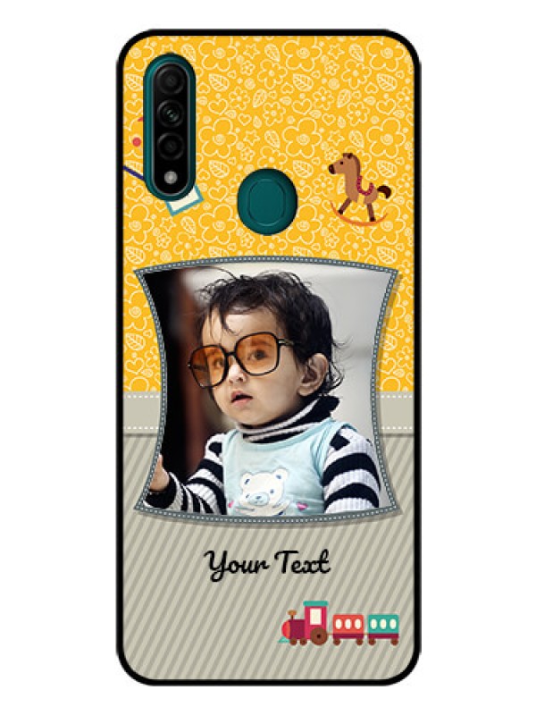 Custom Oppo A31 Personalized Glass Phone Case  - Baby Picture Upload Design