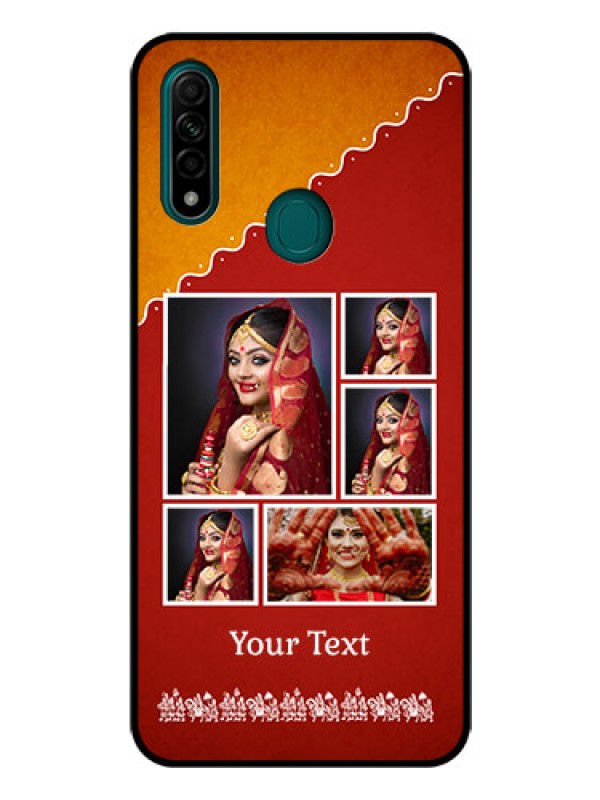 Custom Oppo A31 Personalized Glass Phone Case  - Wedding Pic Upload Design