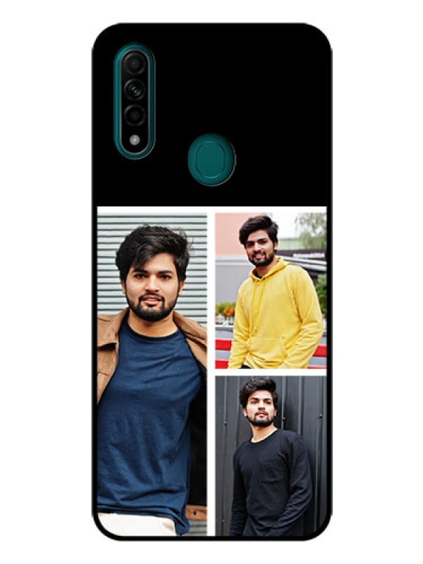 Custom Oppo A31 Photo Printing on Glass Case  - Upload Multiple Picture Design