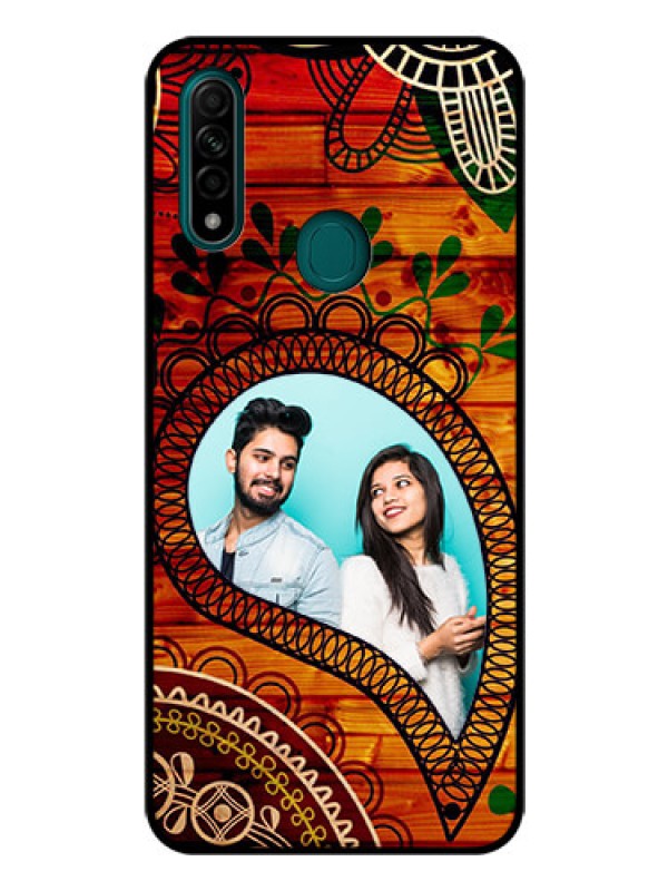 Custom Oppo A31 Personalized Glass Phone Case  - Abstract Colorful Design