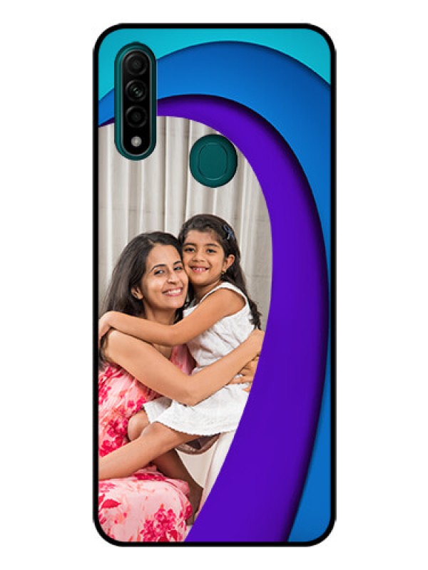Custom Oppo A31 Photo Printing on Glass Case  - Simple Pattern Design