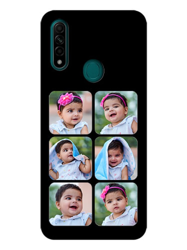 Custom Oppo A31 Photo Printing on Glass Case  - Multiple Pictures Design