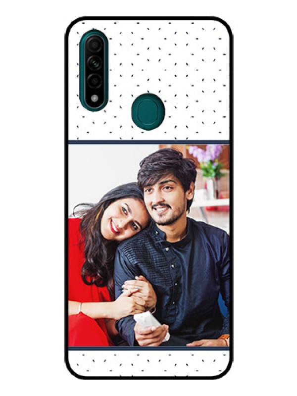 Custom Oppo A31 Personalized Glass Phone Case  - Premium Dot Design