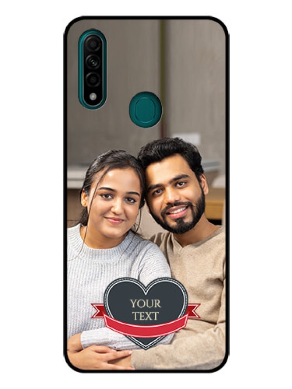 Custom Oppo A31 Custom Glass Phone Case  - Just Married Couple Design