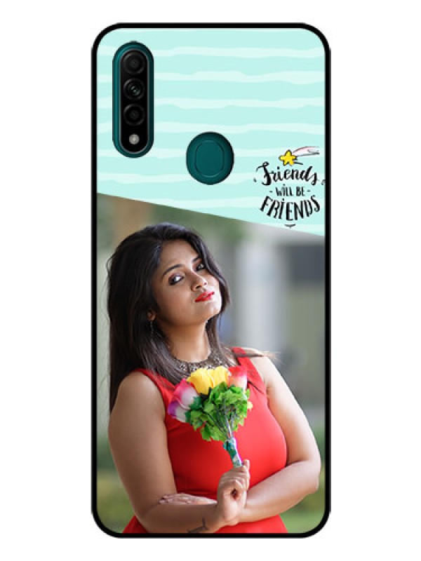 Custom Oppo A31 Custom Glass Phone Case  - Friends Picture Icon Design