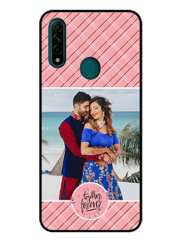 Custom Oppo A31 Personalized Glass Phone Case  - Together Forever Design