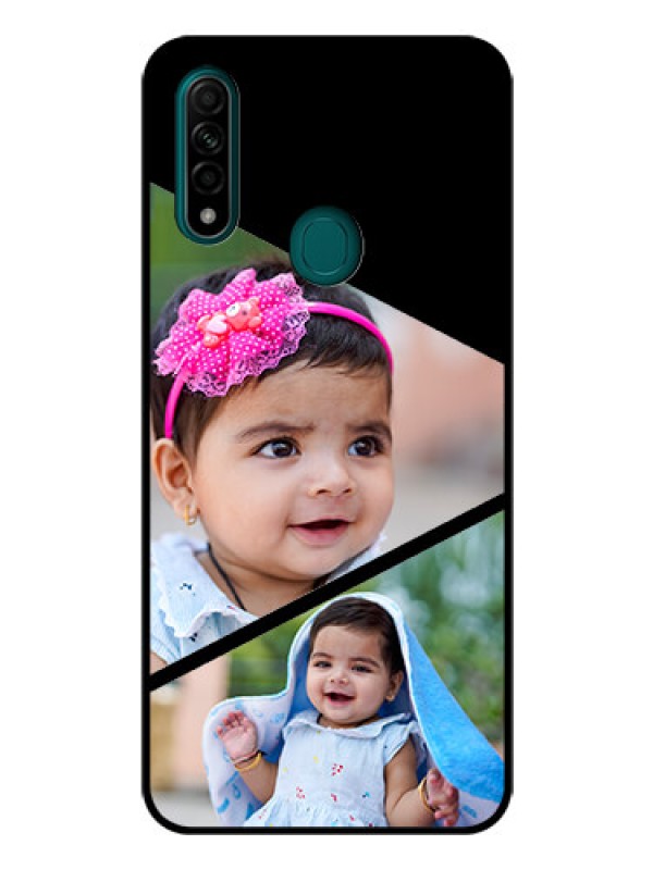 Custom Oppo A31 Custom Glass Phone Case  - Semi Cut Design