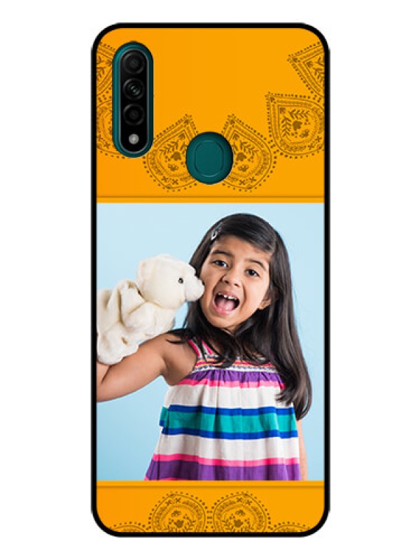 Custom Oppo A31 Personalized Glass Phone Case  - Photo Wedding Design 