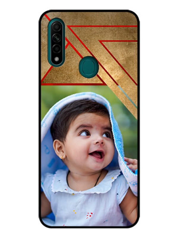 Custom Oppo A31 Personalized Glass Phone Case  - Gradient Abstract Texture Design