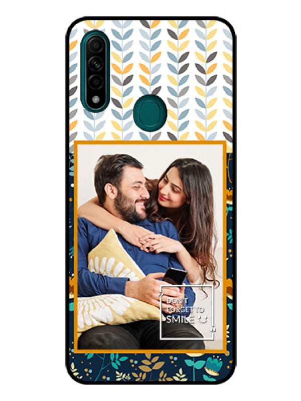 Custom Oppo A31 Custom Glass Mobile Case  - Pattern Design