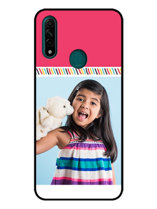 Custom Oppo A31 Personalized Glass Phone Case  - Line art design