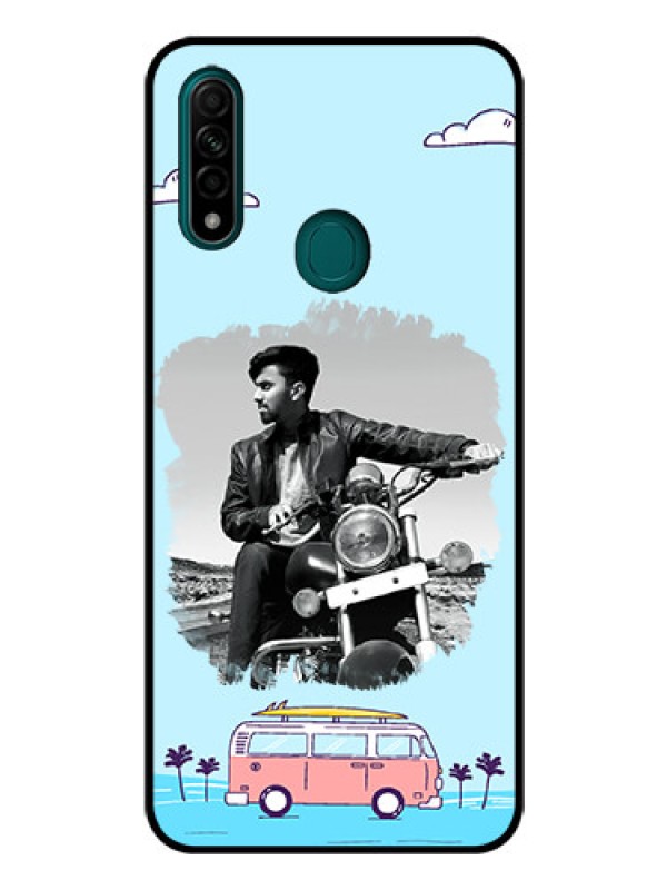 Custom Oppo A31 Photo Printing on Glass Case  - Travel & Adventure Design