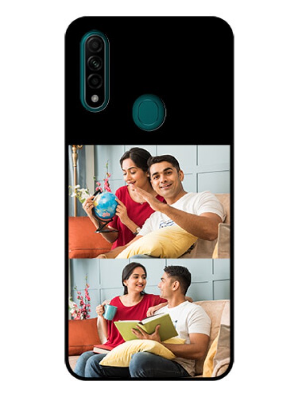 Custom Oppo A31 2 Images on Glass Phone Cover