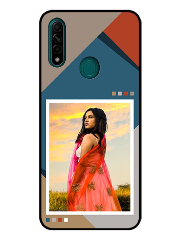 Custom Oppo A31 Personalized Glass Phone Case - Retro color pallet Design