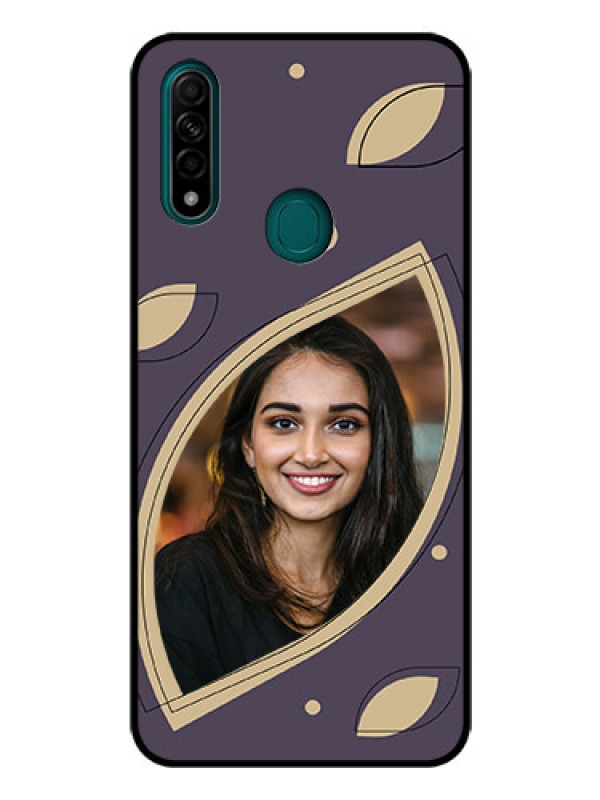 Custom Oppo A31 Custom Glass Mobile Case - Falling Leaf Design