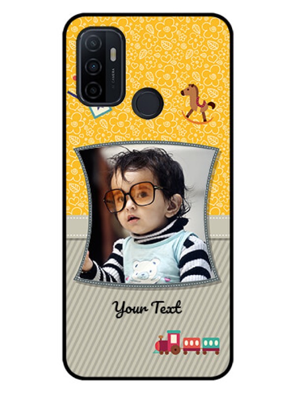 Custom Oppo A33 2020 Personalized Glass Phone Case  - Baby Picture Upload Design