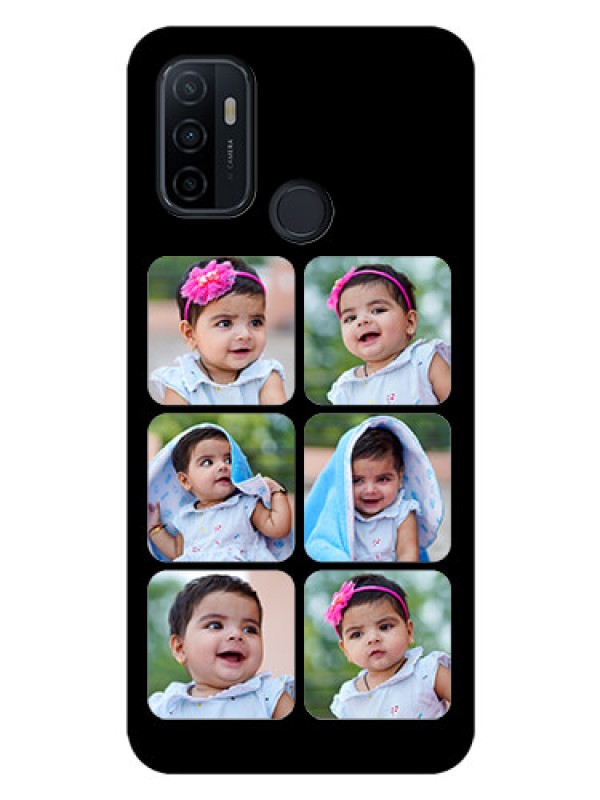 Custom Oppo A33 2020 Photo Printing on Glass Case  - Multiple Pictures Design