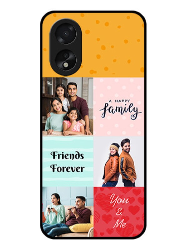 Custom Oppo A38 Custom Glass Phone Case - Images With Quotes Design