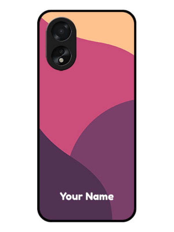 Custom Oppo A38 Custom Glass Phone Case - Mixed Multi - Colour Abstract Art Design