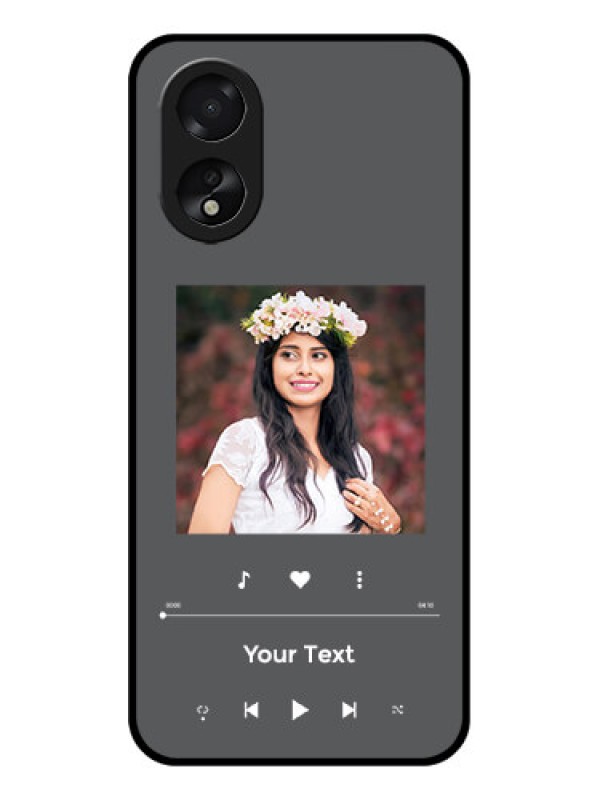 Custom Oppo A38 Custom Glass Phone Case - Play The Music Design