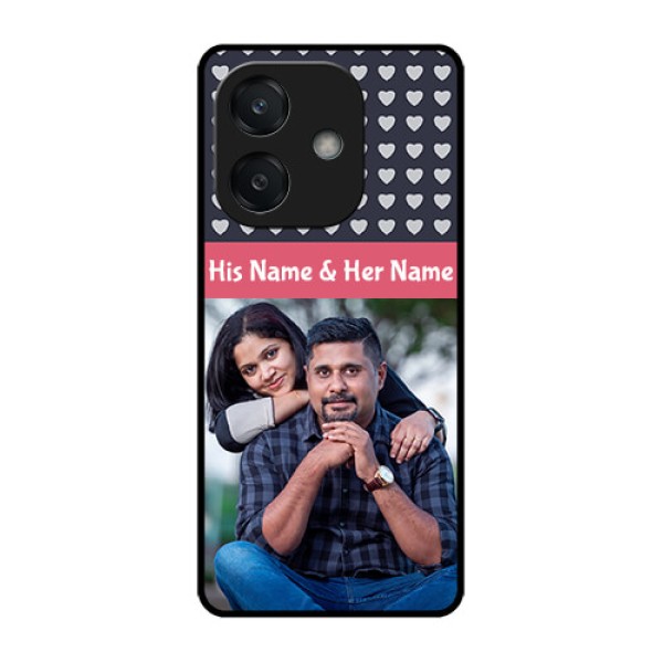 Oppo A3X 4G Custom Glass Phone CaseLove Symbols Design