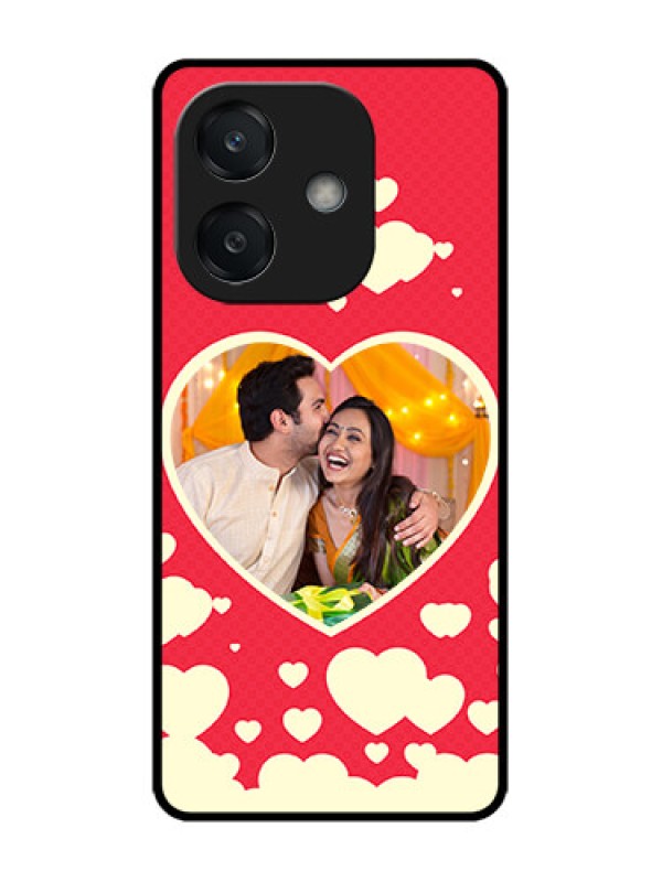 Custom Oppo A3X 4G Custom Glass Phone CaseLove Symbols Phone Cover Design