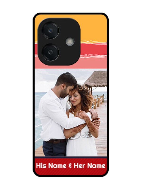 Custom Oppo A3X 4G Custom Glass Phone CaseColorful Case Design