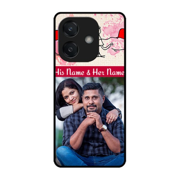 Oppo A3X 4G Custom Glass Phone CaseYou And Me Case Design