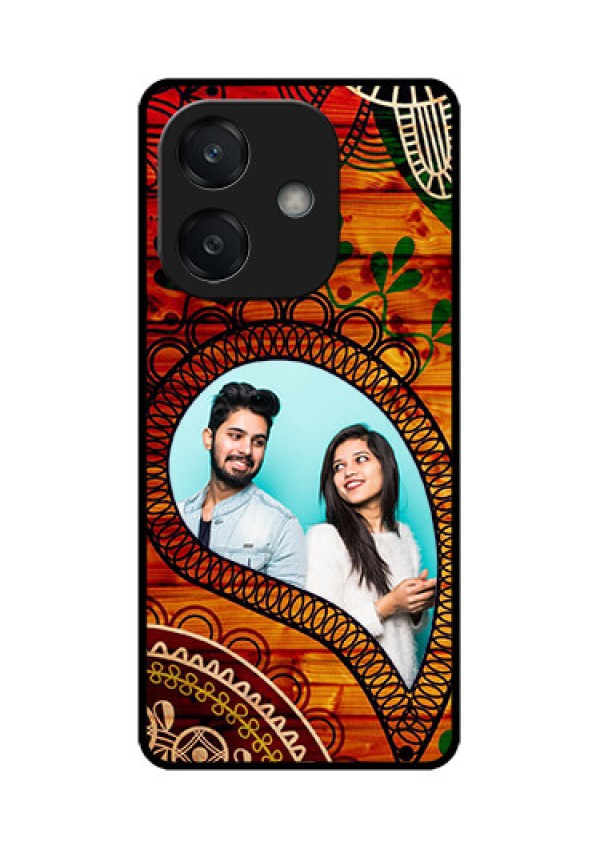 Oppo A3X 4G Custom Glass Phone CaseAbstract Colorful Design