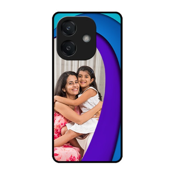 Oppo A3X 4G Custom Glass Phone CaseSimple Pattern Design